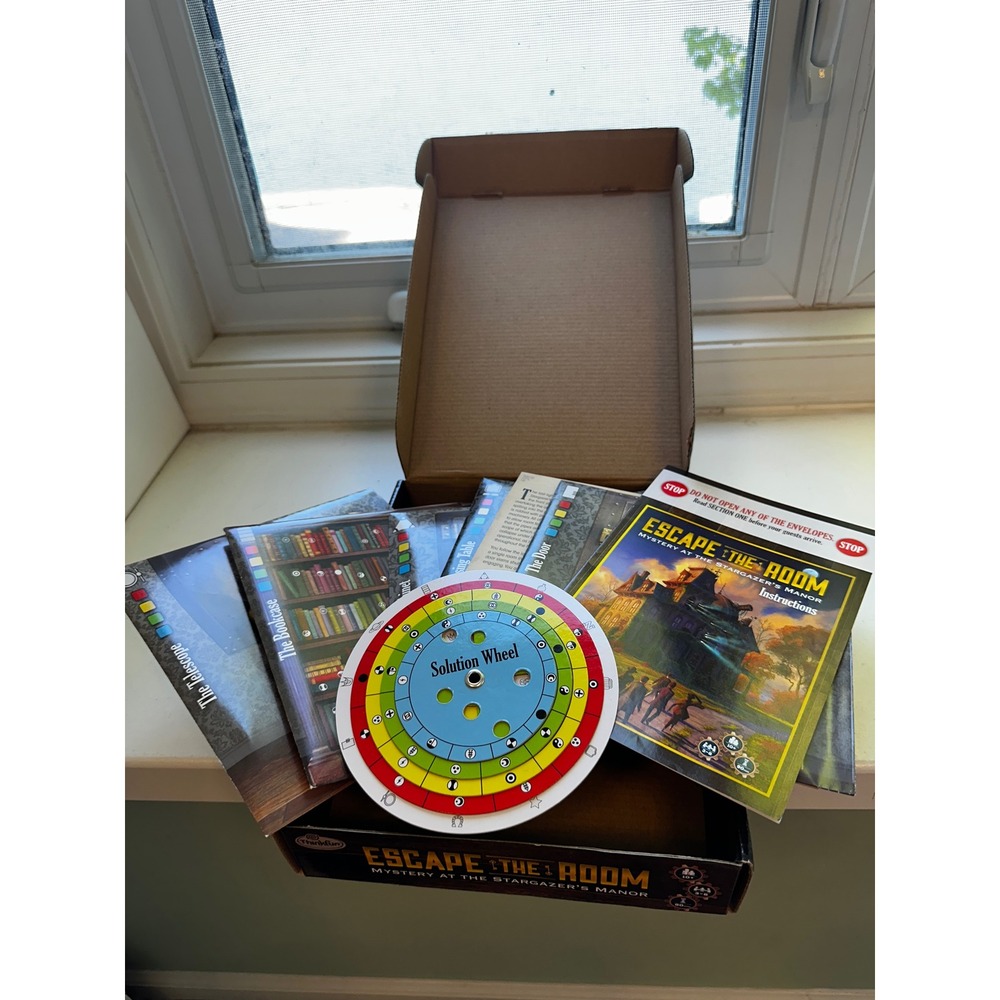 ThinkFun Escape the Room Mystery at the Stargazer's Manor Board Game 7351-PB02 - Picture 6 of 6